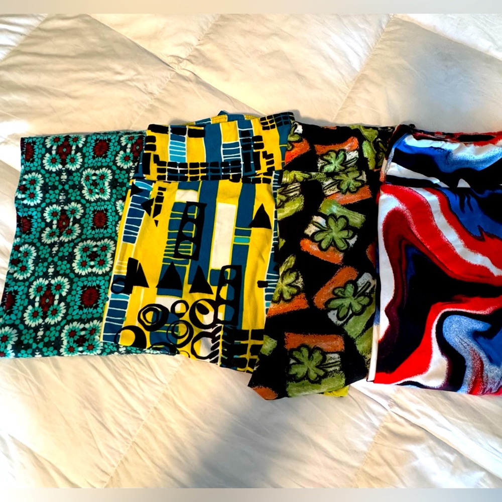 LulaRoe TC leggings (4 pairs)